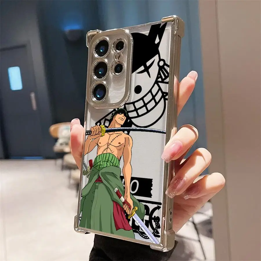 Anime Ones Pieces Rufy Custodia per telefono per Samsung Galaxy S21 Plus S22 Ultra S25 Edge S24 S20 FE S23