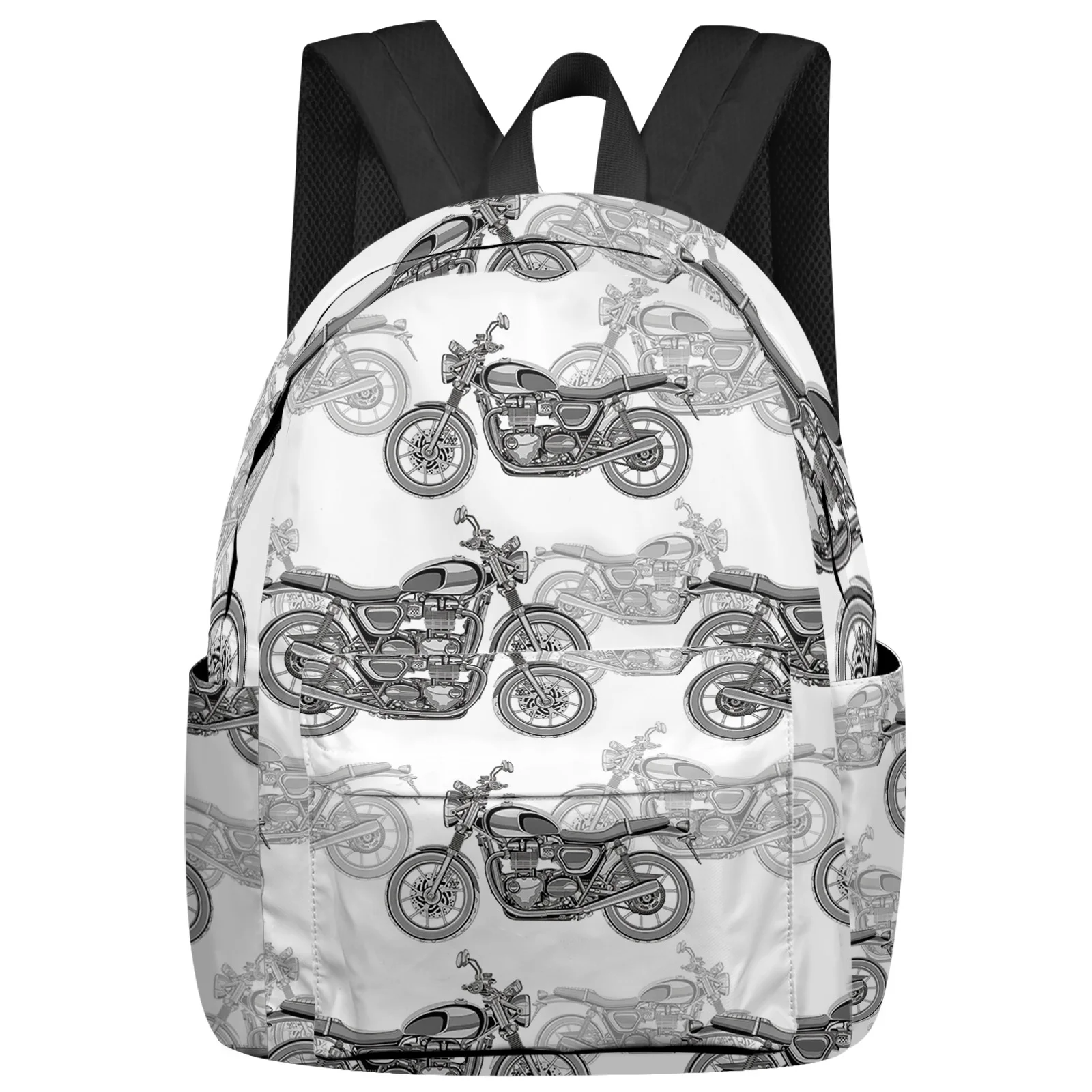 

Locomotive Motorcycle Tire Engine Fuel Tank Fashion Women Backpack Travel Book Bags Laptop Backpacks Travel Rucksack Schoolbag