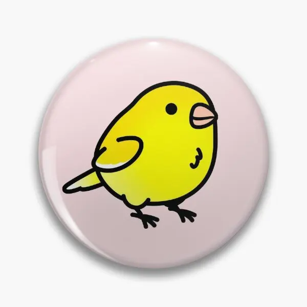 Chubby Yellow Factor Canary  Soft Button Pin Badge Cute Cartoon Funny Collar Lover Decor Lapel Pin Gift Clothes Women Fashion