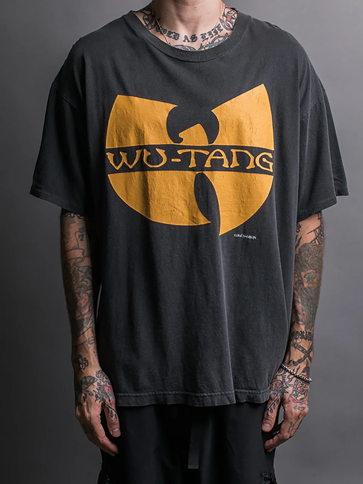 Loose Straight Spray Hip Hop T-Shirt WuTang Clan New 2025 Unisex Cotton Short Sleeve round Neck Printed Fashion Summer T-Shirt