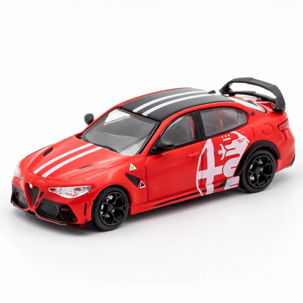 DCT 1/64 Alfa Romeo Giulia GTAm Model Sports Car Vintage Cars Diecast Vehicle Collection Toy for Adults