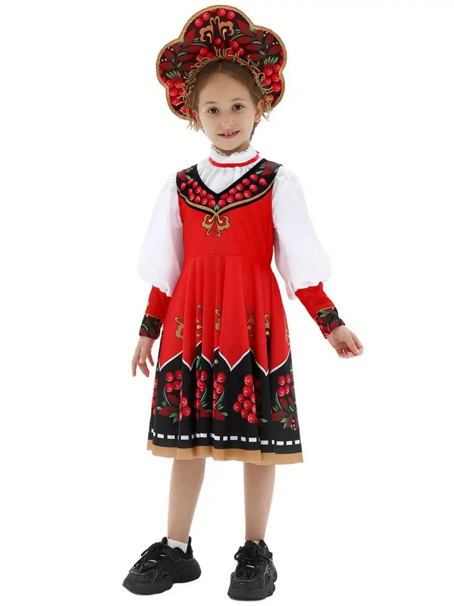 New Children's Ethnic Costume loween Stage Performance Cosplay Outfit National Sle Cultural Costumes Children's Wear