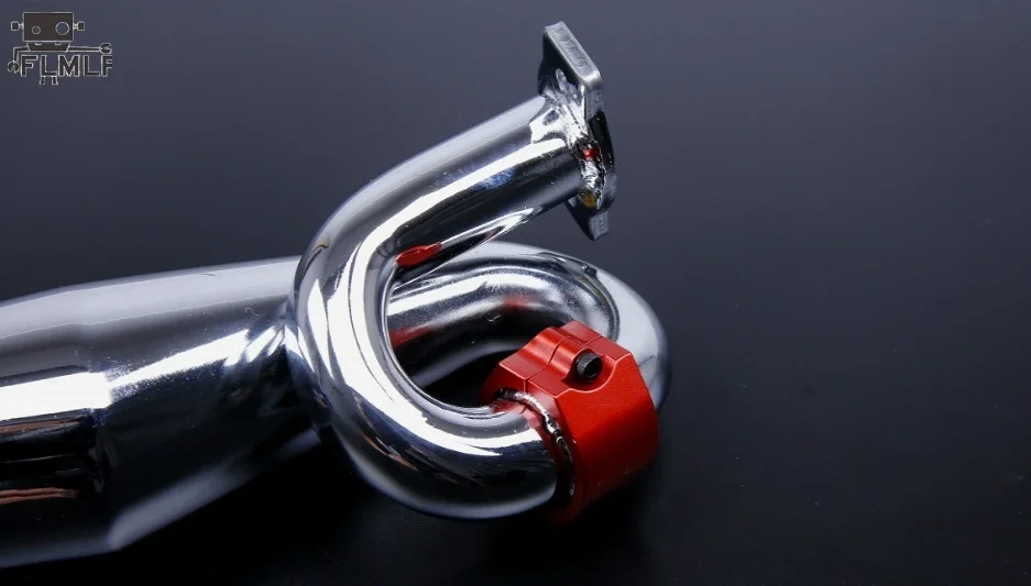 CNC 金属クランプの排気管 1/5 HPI ROVAN KINGMOTOR ROFUN BAJA 5B 5T 5SC rc カー部品