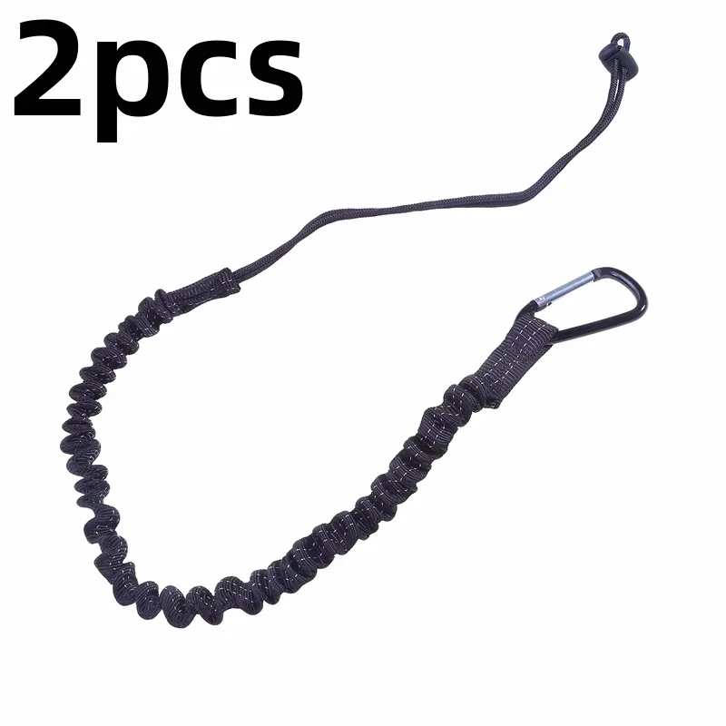Professionelle Hohe Höhe Schutz Sicherheit Elastische Puffer Sling Gürtel Karabiner Haken Luft Arbeit Anti Fall Off Seil Schutz