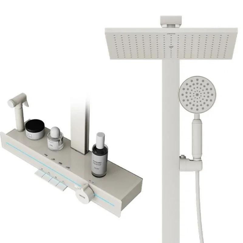 

8 Large All-Copper Antibacterial and Antibacterial Shower Set Nozzle Household Bathroom Air Pressurized Faucet