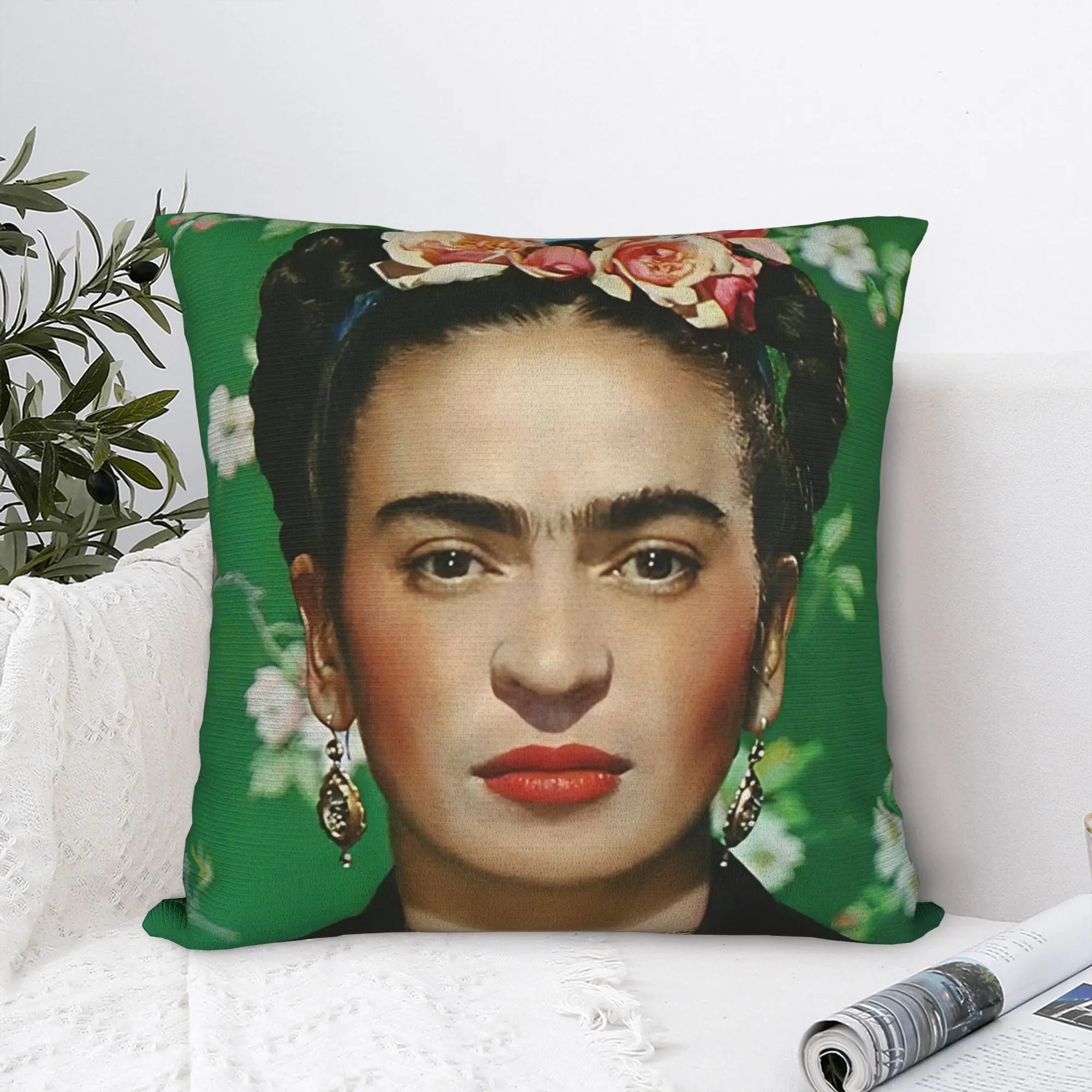 Capa de almofada F-Fridas K-Kahlooo, capa de almofada engraçada para cadeira, sofá, decoração de casa, capa de almofada confortável, presente de aniversário