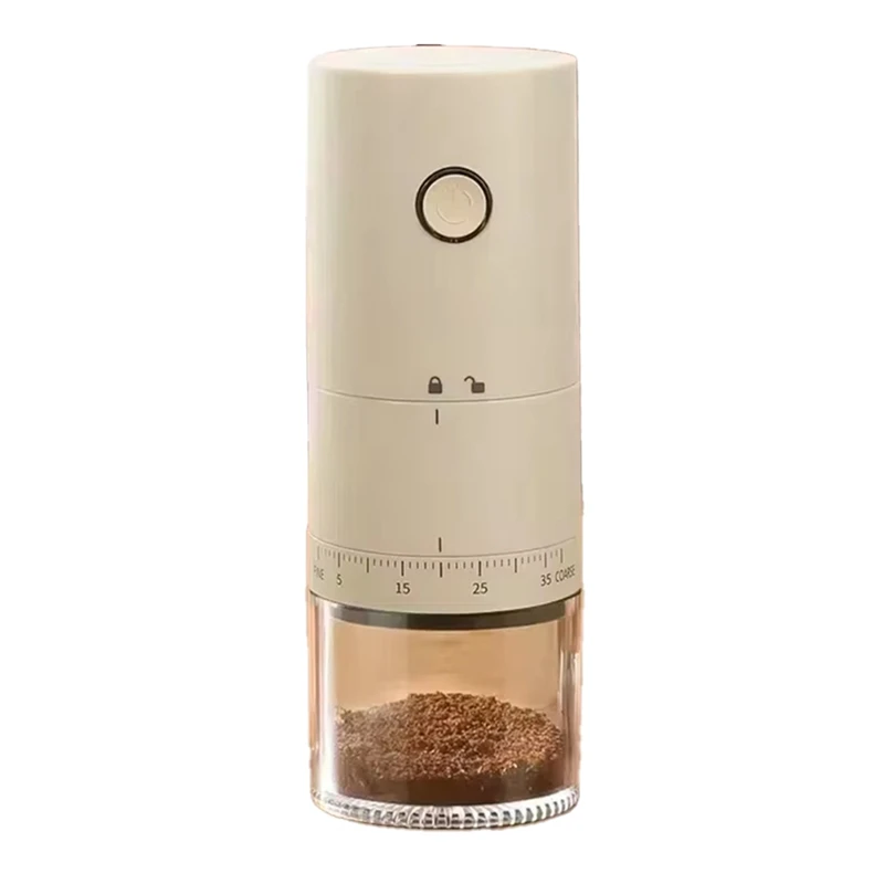 

YLS-Rechargeable USB Electric Coffee Grinder - Portable 38 Gears Adjustable Mini Coffee Machine, Ideal For Home Use