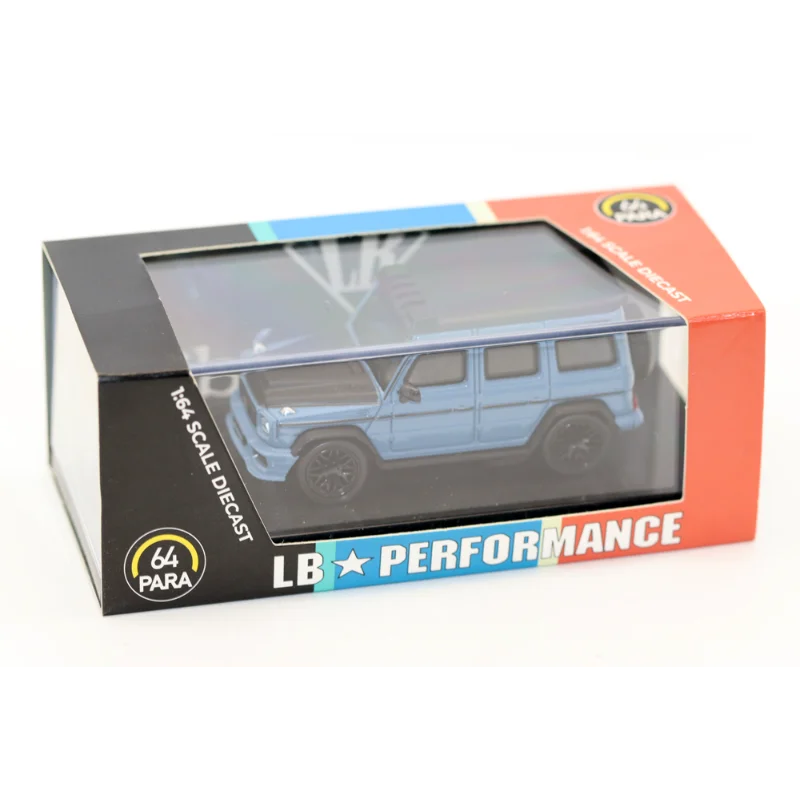 دييكاست PARA64 1/64 مقياس LBWK AMG Penci G 63 SUV جسم عريض تعديل سبيكة سيارة نموذج تحصيل لعبة هدية تذكارية العرض