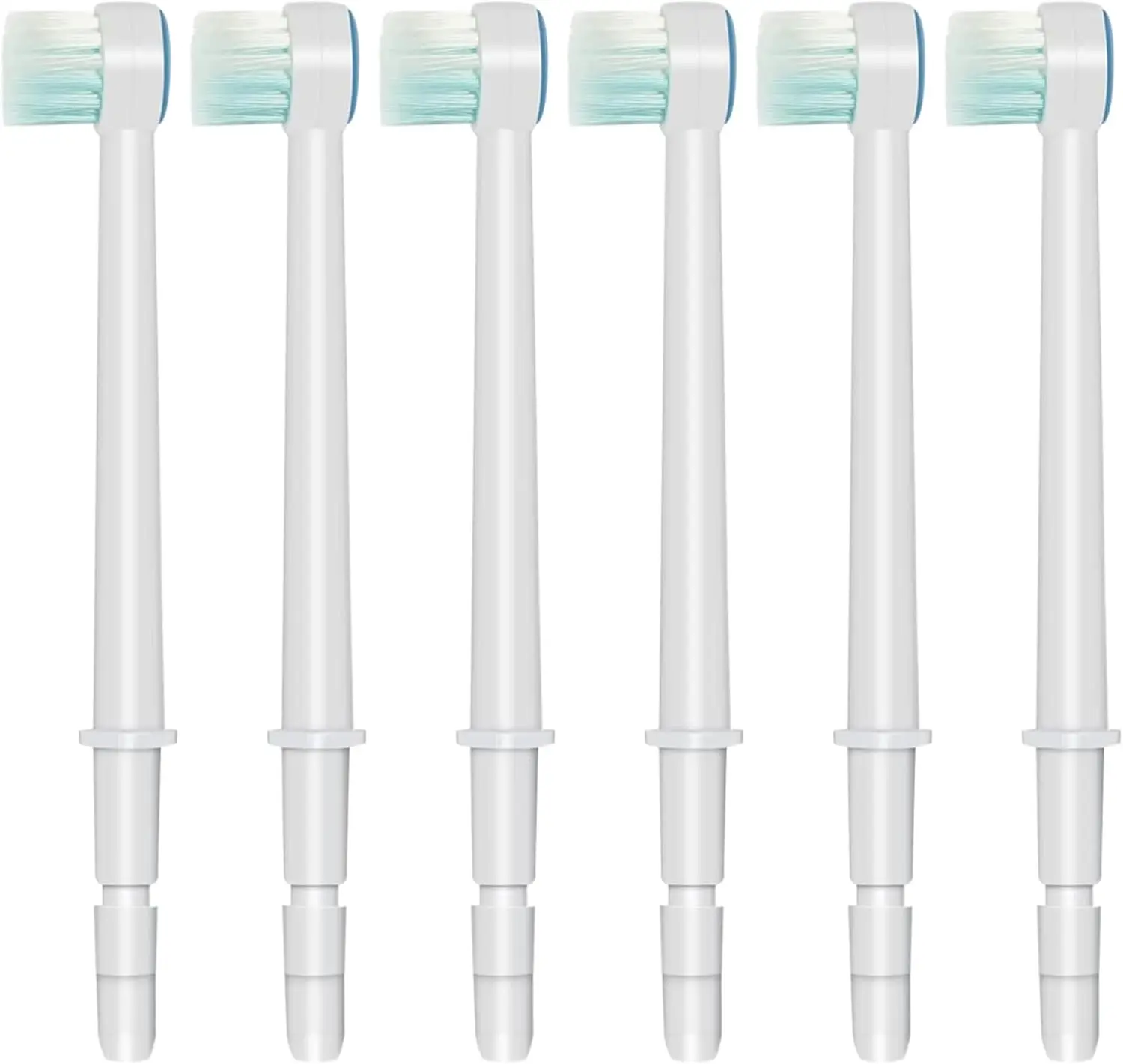 

Сменные насадки для ирригаторов, 6 насадок-щеток, совместимых с Waterpik Aquarius