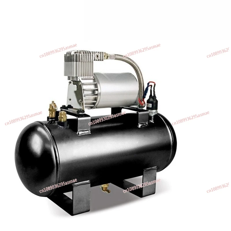 

Безмасляный портативный автомобильный компрессор высокого давления для пневматических инструментов, воздушных сигналов и блокировки дифференциала внедорожников 4x4