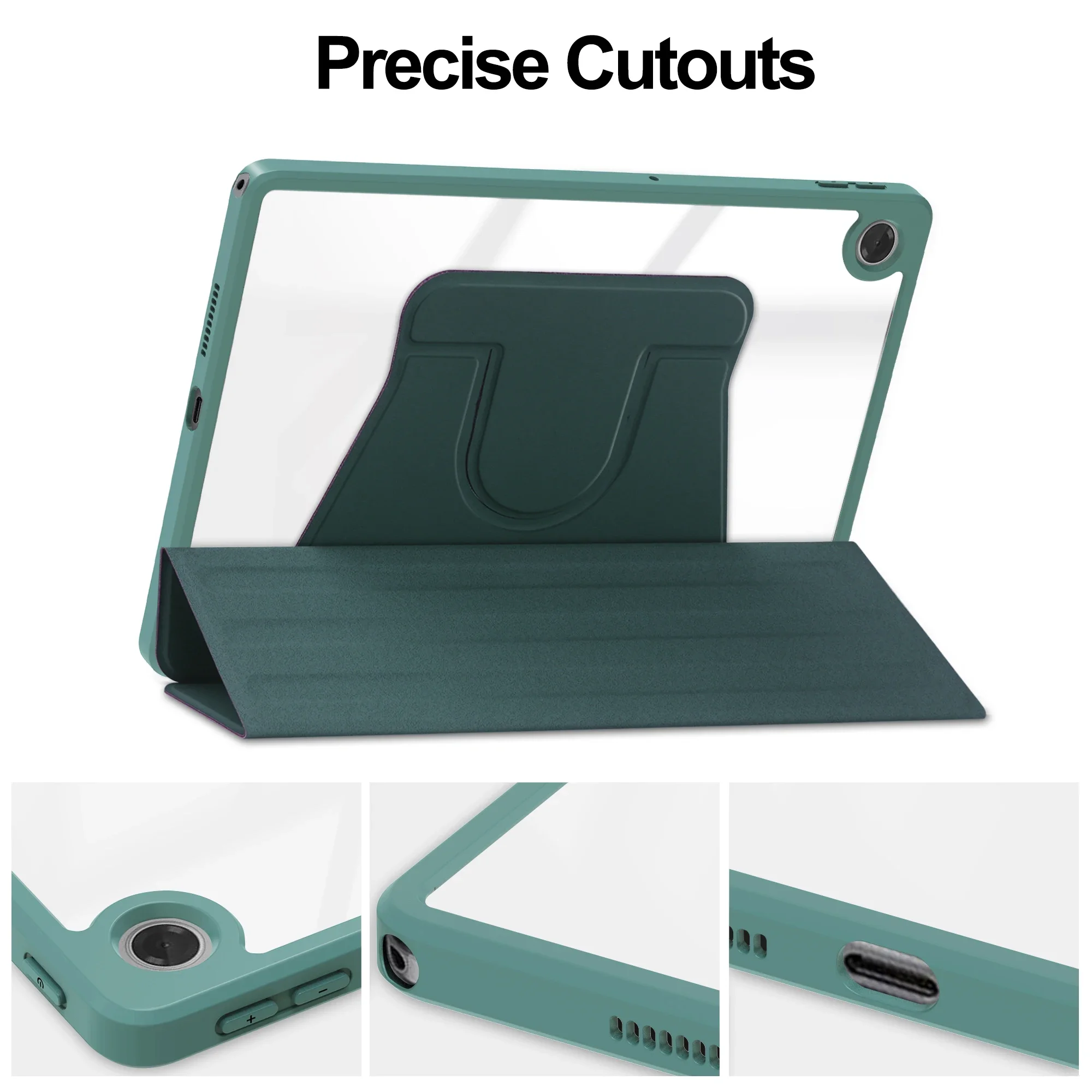 

Case for Lenovo Tab 2025 TB-311FU 10.1 inch K10 2nd TB311XU 10.1" Acrylic Rotation Stand Magnetic Cover with Pen Slot