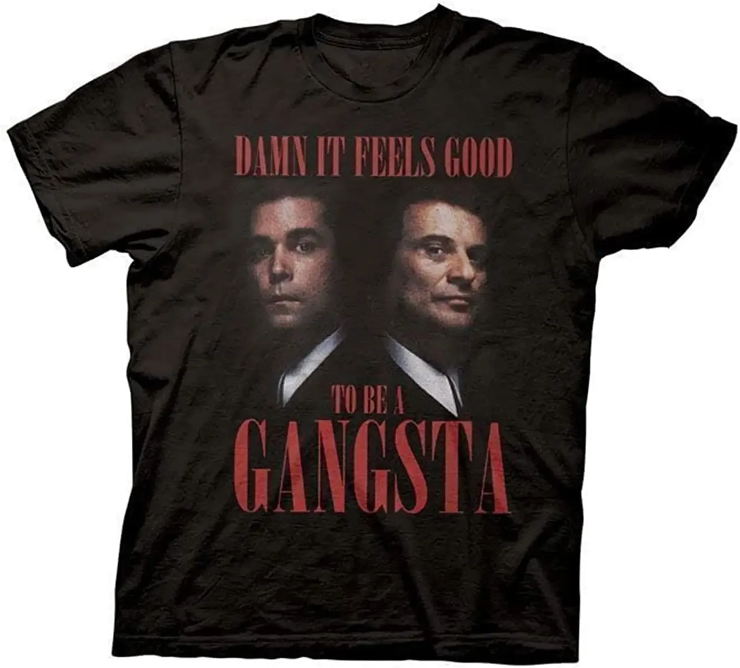 Classic Movie Goodfellas Poster Mafia Gangster T Shirt New 100% Cotton Short Sleeve O-Neck T-shirt Casual Clothing Mens Top
