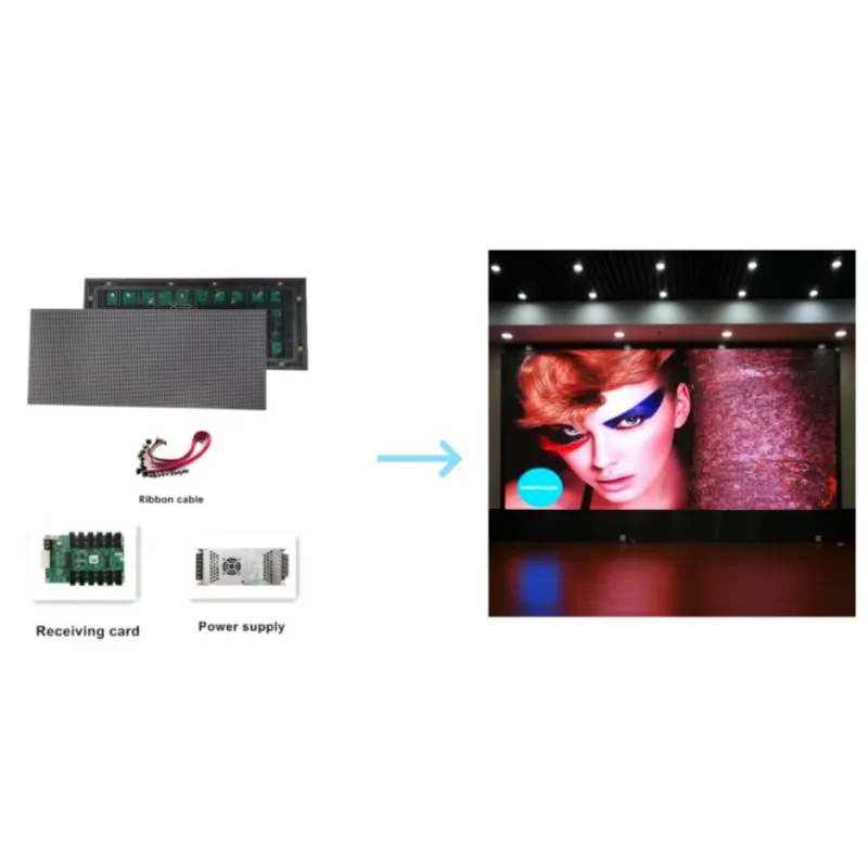 High Definition High Refresh P2.5 Indoor LED Display Module 550cd/m Brightness 100,000 Hours Lifespan for Conference Home