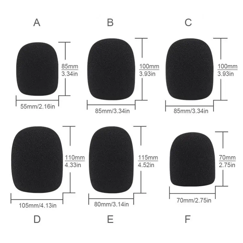 1 Piece High Density Thickened Sponge Sleeve microphones accessories for KTV / Conference Room / Stage Performance