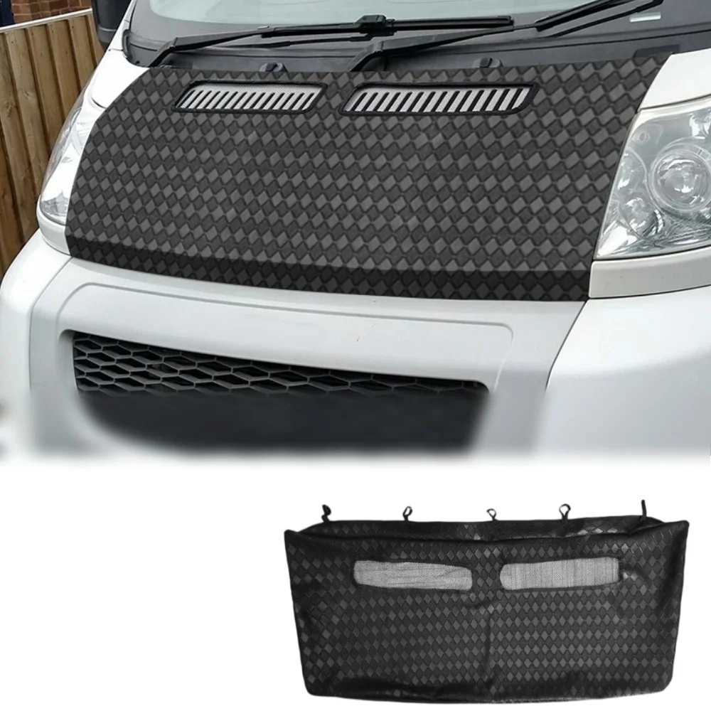 Camper Van Bonnet Bra Cover Protector Guard For Fiat Ducato Peugeot Boxer Citroen Relay 2006-2014 Car RV Exterior Protection