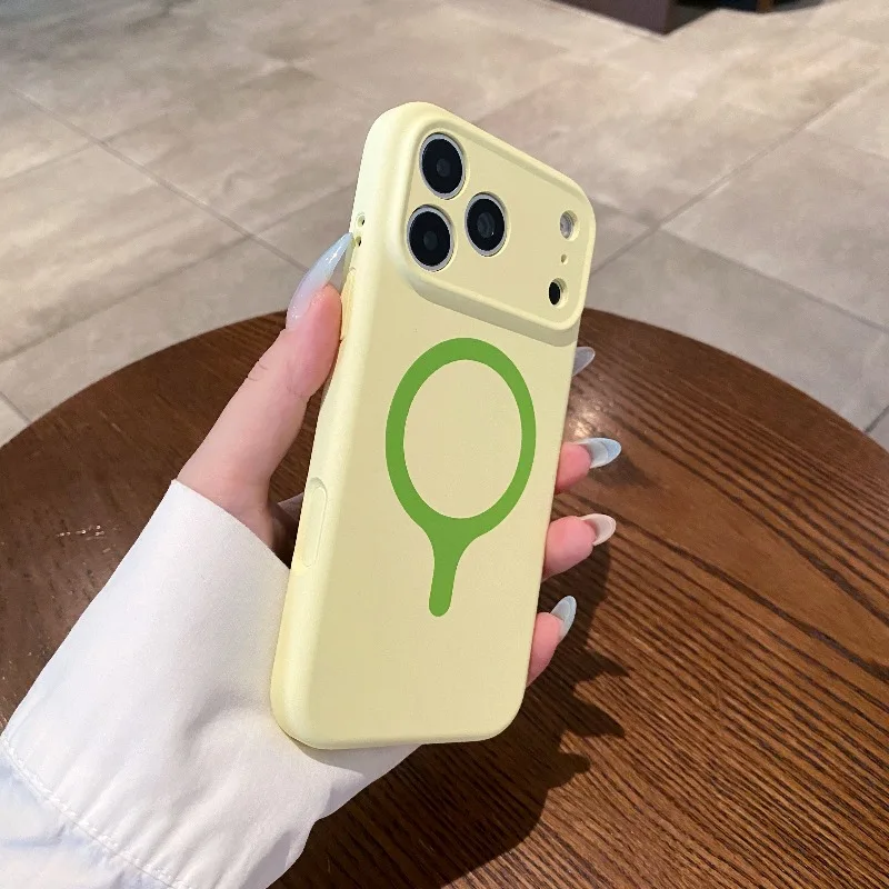 Luxury Smooth Liquid Silicone for Magsafe Case for IPhone 18 Pro 17 Air 16 15 14 Pro Max Candy Soft Bumper Wireless Charge Cover - view 3