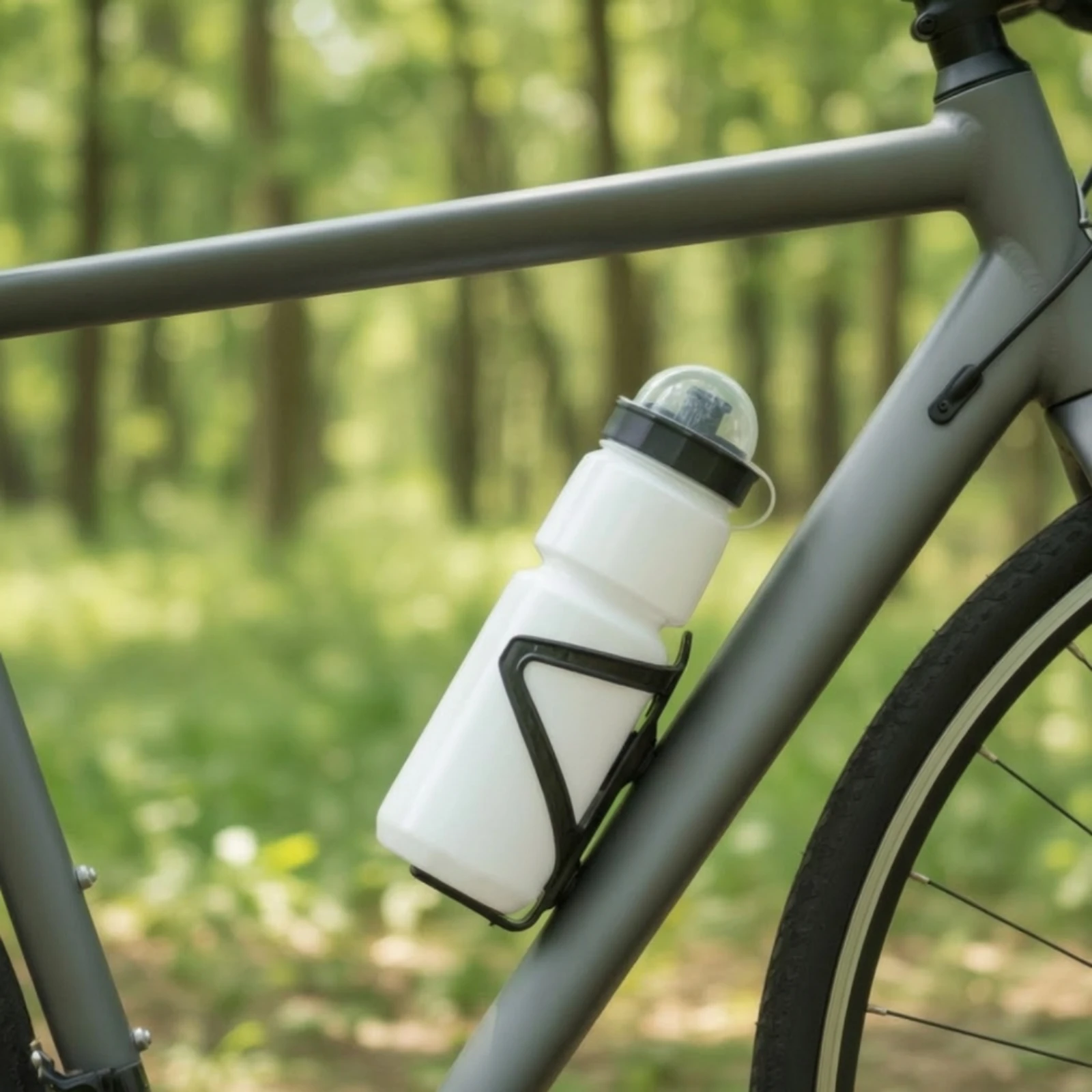 Cycling Water Bottle with Loop Wide Mouth Bike Water Bottle High-Rate Portable for Cyclists, Road Riding, Gym