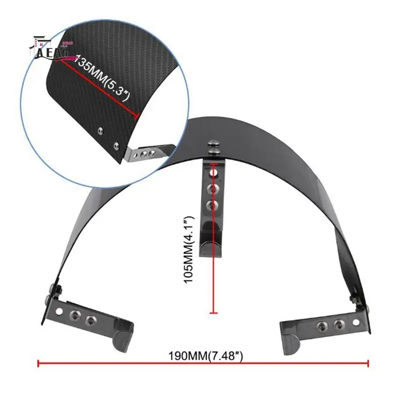 

AEA6-автомобильный конус на впуске холодного воздуха, спортивная крышка воздушного фильтра, крышка воздушного фильтра, теплозащитный экран, углеродное волокно