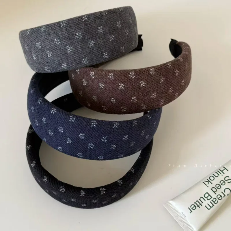 عصابة رأس كلاسيكية محبوكة على شكل زهور للنساء، إكسسوارات شعر أنيقة، دبوس شعر متعدد الاستخدامات للاستخدام اليومي #3