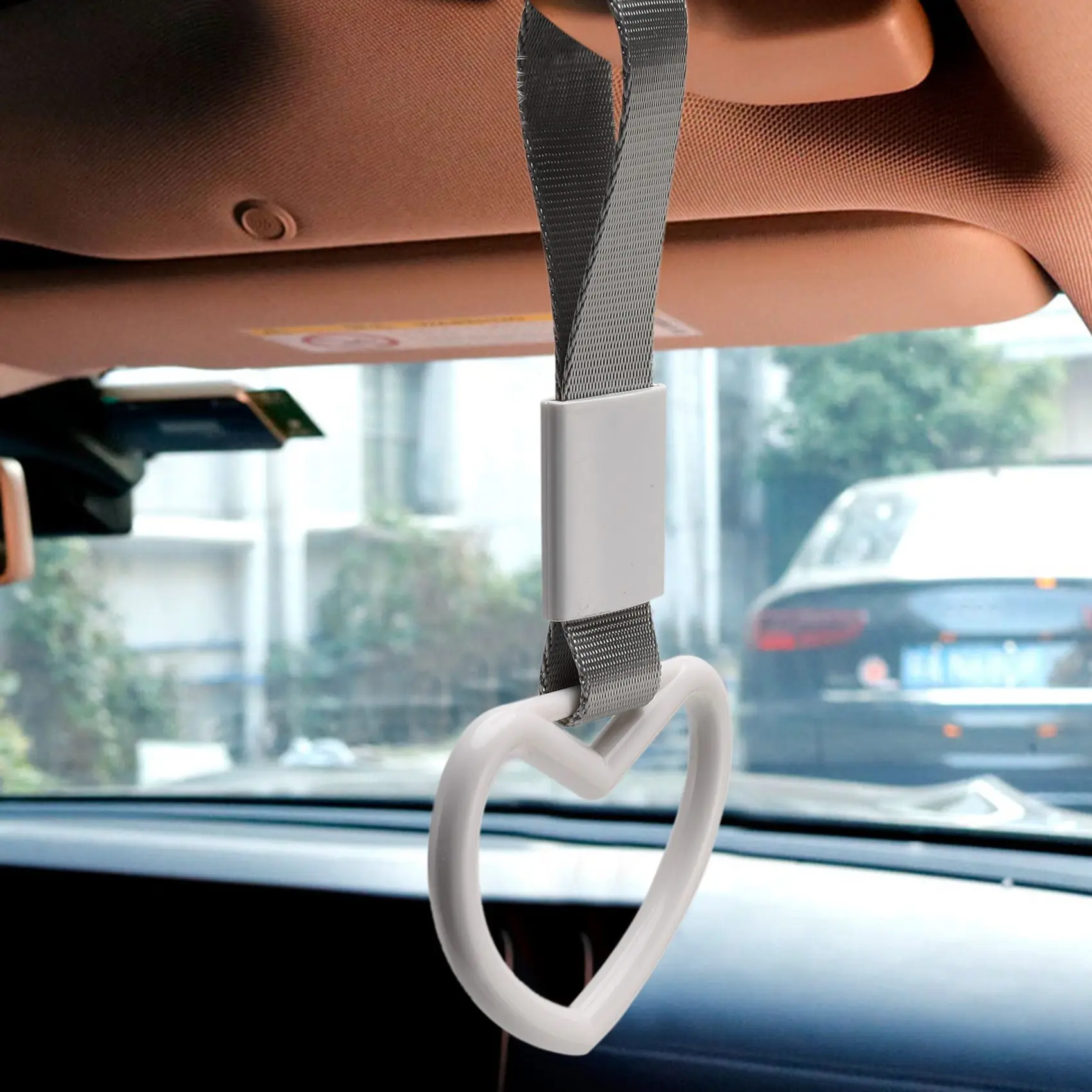 

AEF2-Tsurikawa Кольцо Сердце JDM Поезд Автобус Ручка Ремешок для рук Drift Charm Ремешок Стайлинг автомобиля для дрифта