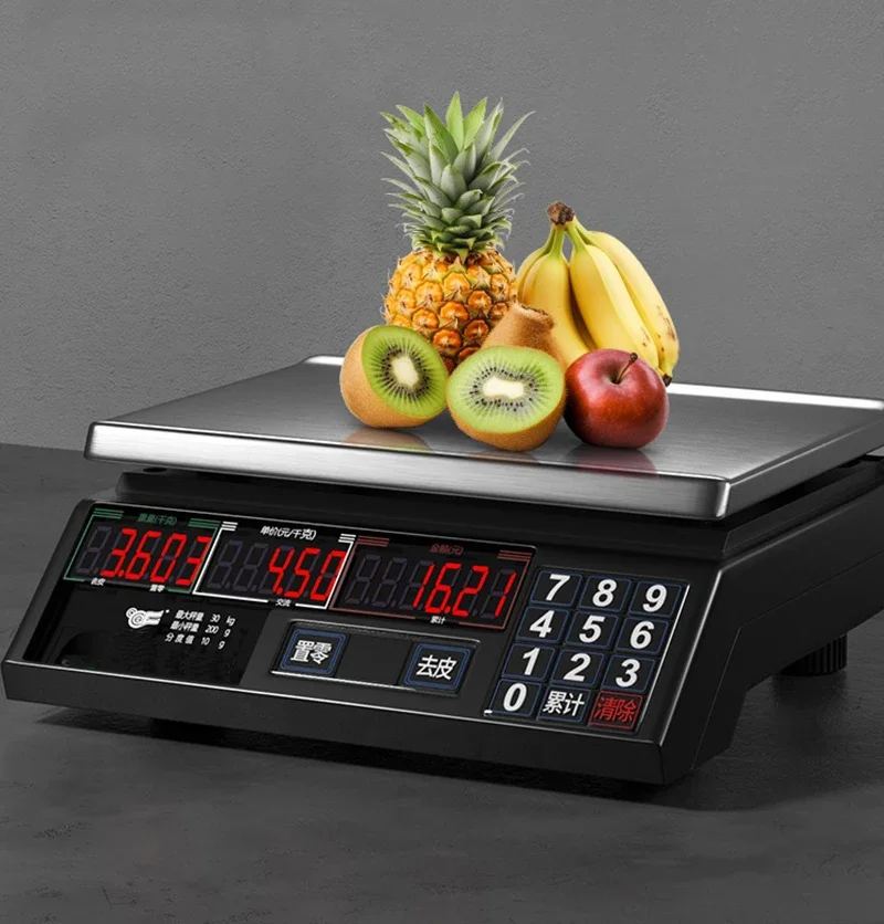 30KG/high-precision Electronic Scale Precise Weight Measurement Platform Waterproof Electronic Scale For Selling Vegetables