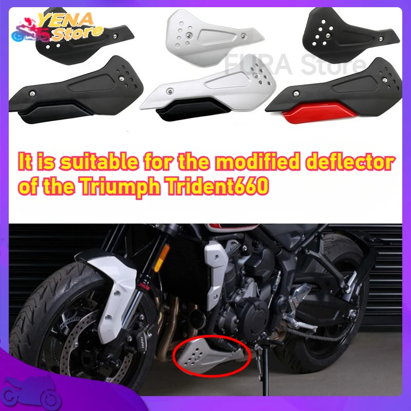 

Applicable to the aluminum engine shield and engine belly protection plate kit for the Triumph Trident660 motorcycle