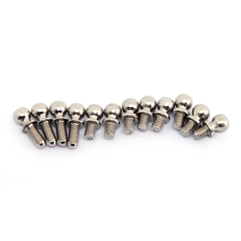 FBIL-36Pcs Metal M3 Hex Ball Head Screws For Wltoys 144001 144002 124016 124017 124018 124019 RC Car Spare Parts Accessories