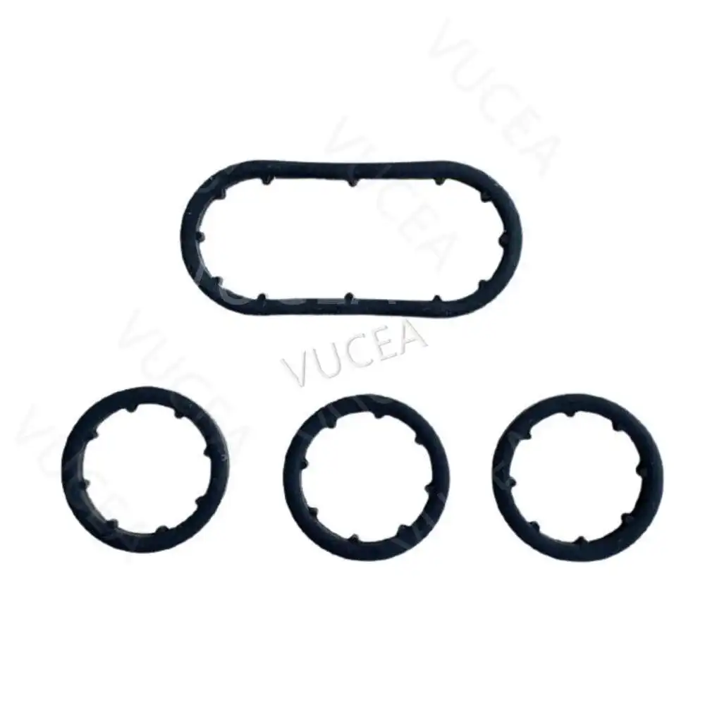 4 шт. 6659970545 6659970645 Прокладка масляного радиатора для SSANGYONG REXTON SUV 2,0 л и 2,7 л TURBO DIESEL ВСЕ МОДЕЛЬ Уплотнительное кольцо масляного охладителя