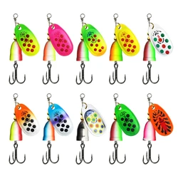 Cebo de vibración giratorio de Metal, Señuelos de Pesca biónicos, cebos duros de alta calidad con anzuelos afilados, aparejos de pesca, accesorios de pesca