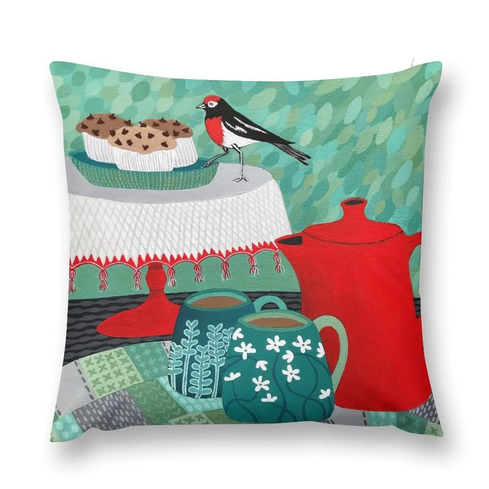 Will You Share With Red Robin? Throw Pillow Cushion Cover Set pillow pillowcase pillow