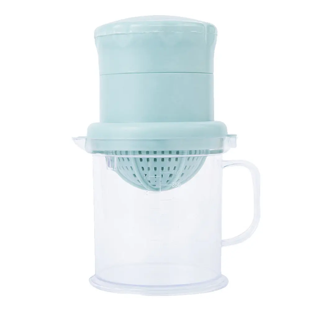 Espremedor de Frutas Manual, Prensa de Cítricos Mini, Ferramenta de Cozinha Multifuncional, Espremedor com Filtro Azul
