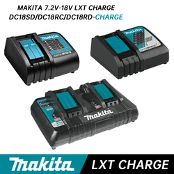 MAKITA DC18RD 18V Dual Port Rapid Optimum Charger DC18SD 7.2-18V Standard Charger DC18RC Rapid Charger Power Tool Accessories