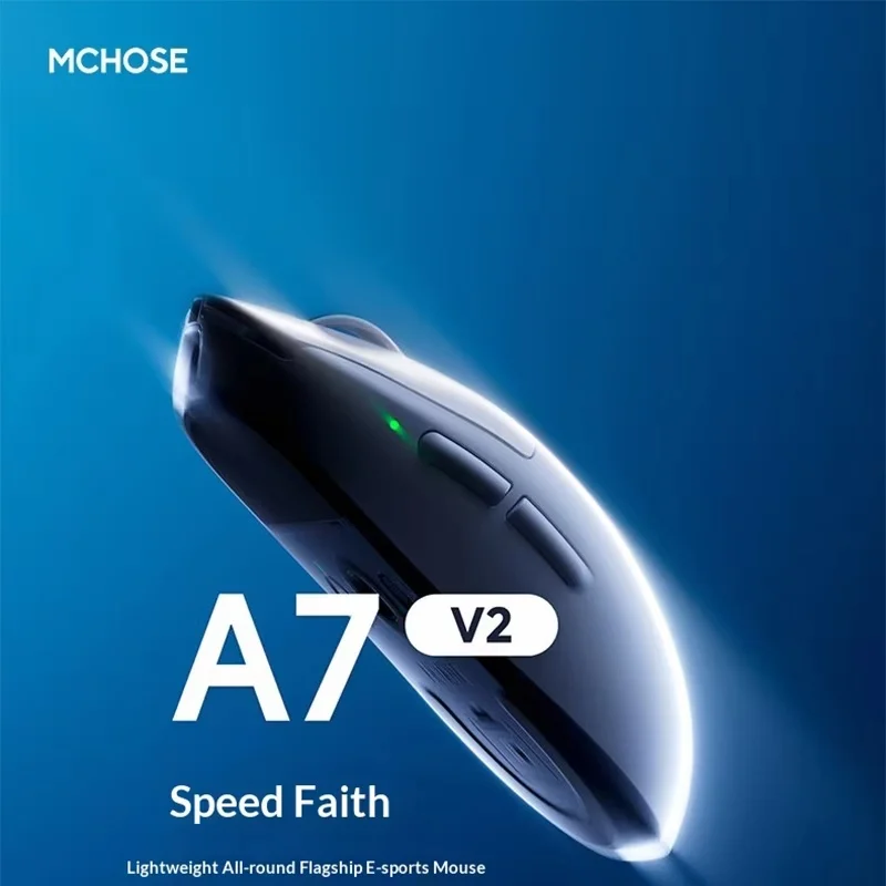 

Беспроводная Bluetooth-мышь MCHOSE A7 V2 Pro+ для видеоигр, легкая, с сенсором Ultra+3395