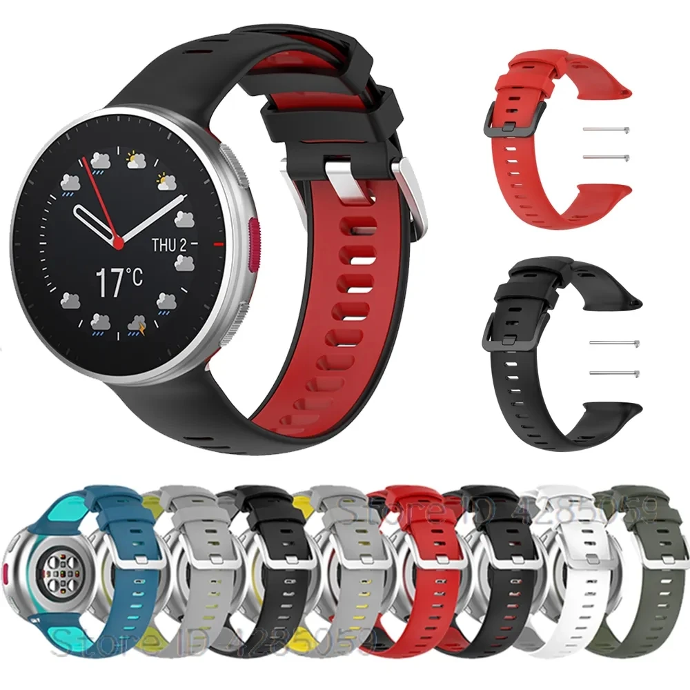 Smart Watch Band For Polar Vantage V 2 Sport Silicone Watch Strap Wristband For Polar Vantage V 2 Replace Watchbands Bracelet