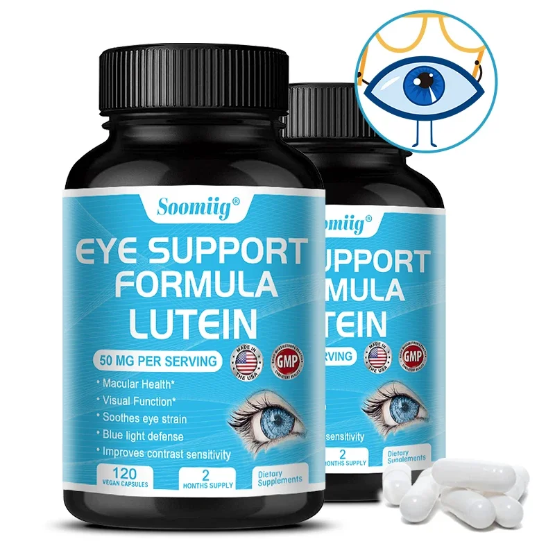 High-efficiency Lutein Capsules- Relieve Eye Fatigue, Dry Eyes & Vision Health, Prevent Blue Light & Myopia, Eye Health Vitamins