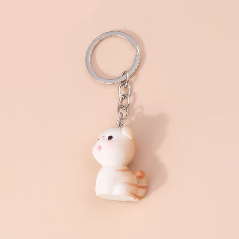 Niedliche kleine gelbe Ente Schlüssel bund bezaubert Frauen Männer kreative Tier Schlüssel ringe für Auto Schlüssel Handtasche Anhänger DIY Schmuck Geschenke – Detail 3