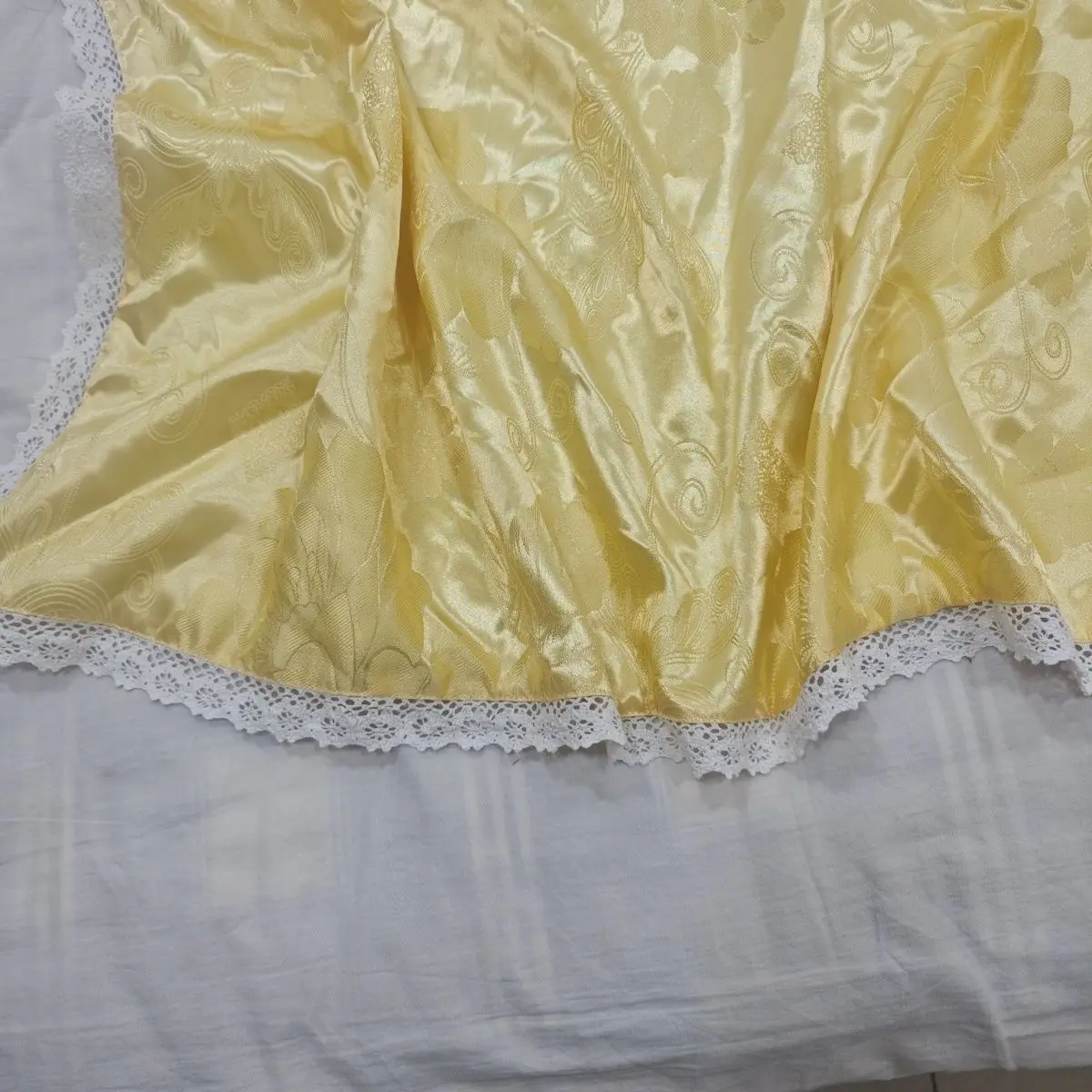 220x240cm Summer glossy lace satin silk sheet Ice cool floral print bedspread home bedding