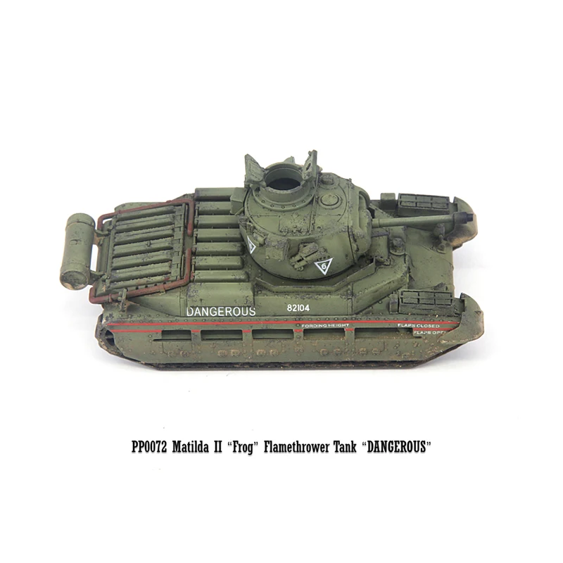 1:72 Scale Plastic PP0072 Matilda 2 Australia Tank Model DANGEROUS Militarized Combat Track Type Classics Gifts Static Display