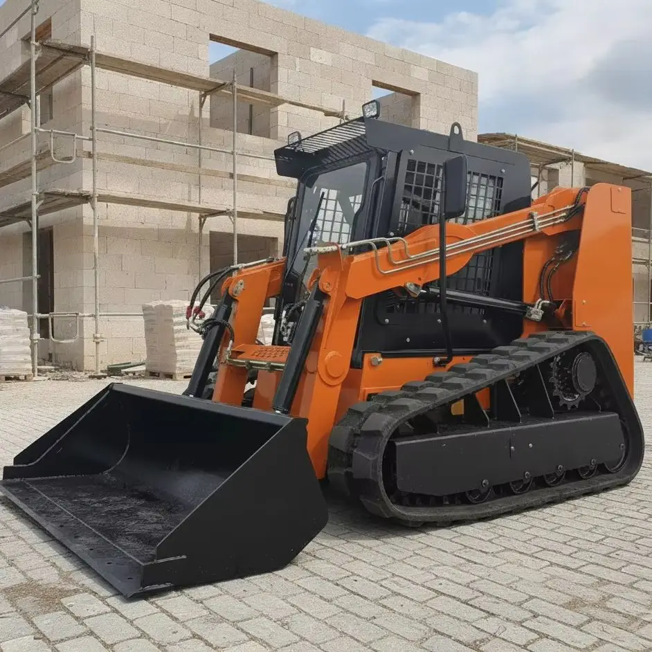 

Custom Heavy Duty Skid Steer Loader for Brick Kiln Logistics Operation CE Euro 5 Compact Construction Machine