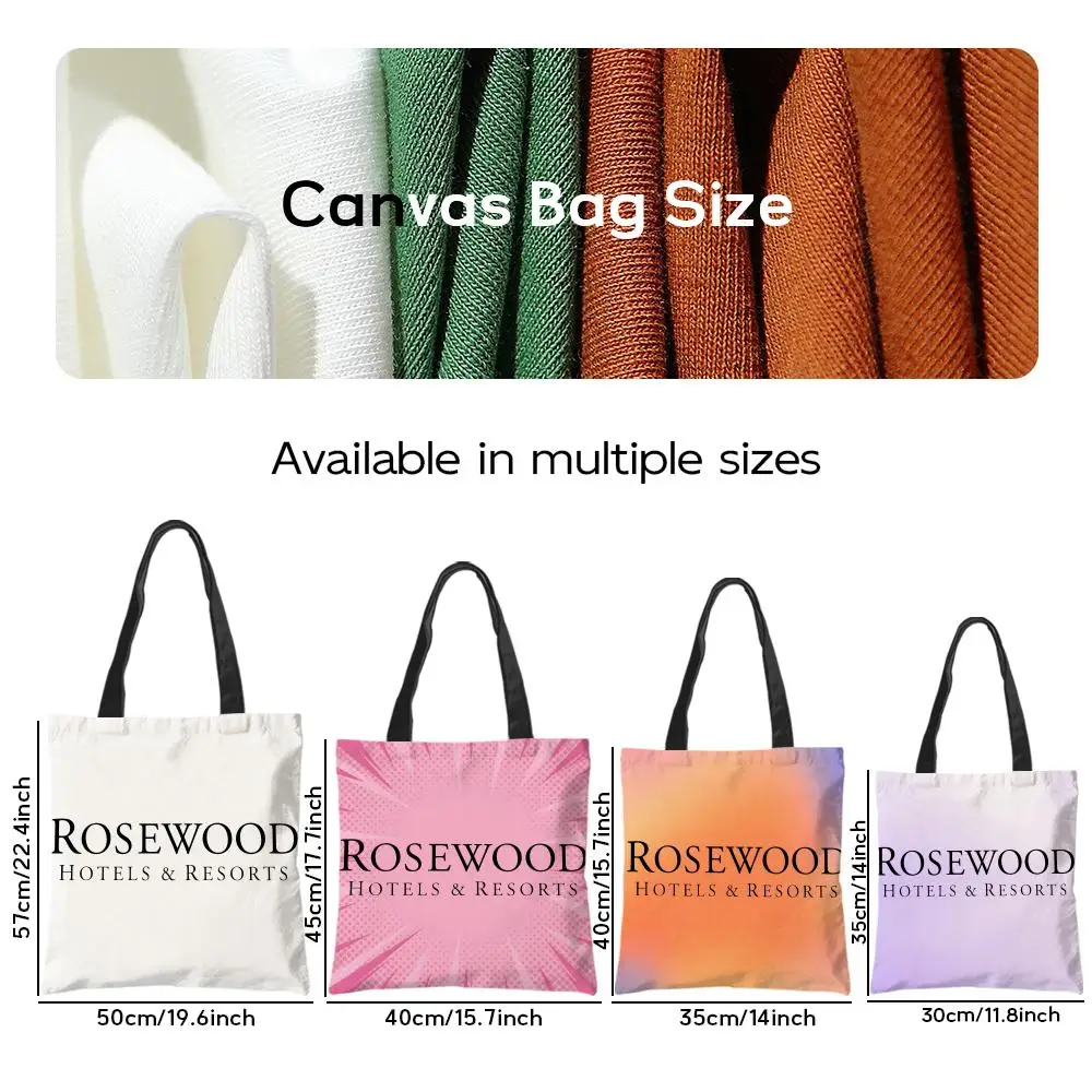 Storage Bags Canvas Shoulder Bag for Boys Girls Anime Crossbody Bags Students Handbag Luxury Style R-Rosewood Hotel