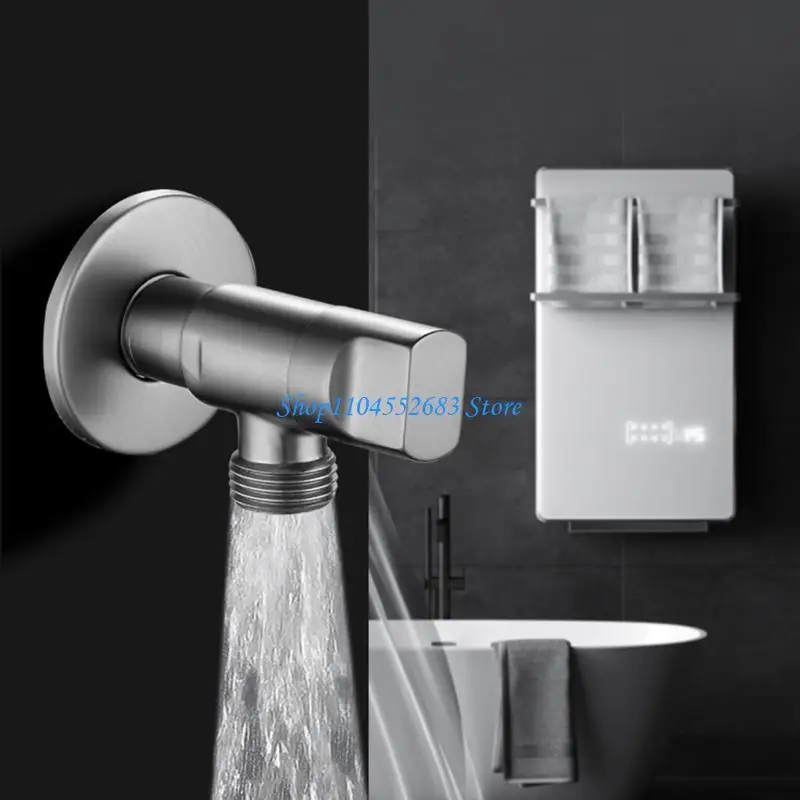 Y6GD Parada angular multiuso fechada confiável com adaptador para cozinha Banheiro banheiro