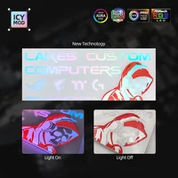 Chassis RGB Panel PC Case Shroud Customize ARGB DIY VGA Backplate Cabinet Cover Colorful AURA SYNC MOD Plate Computer Cases 5V 2
