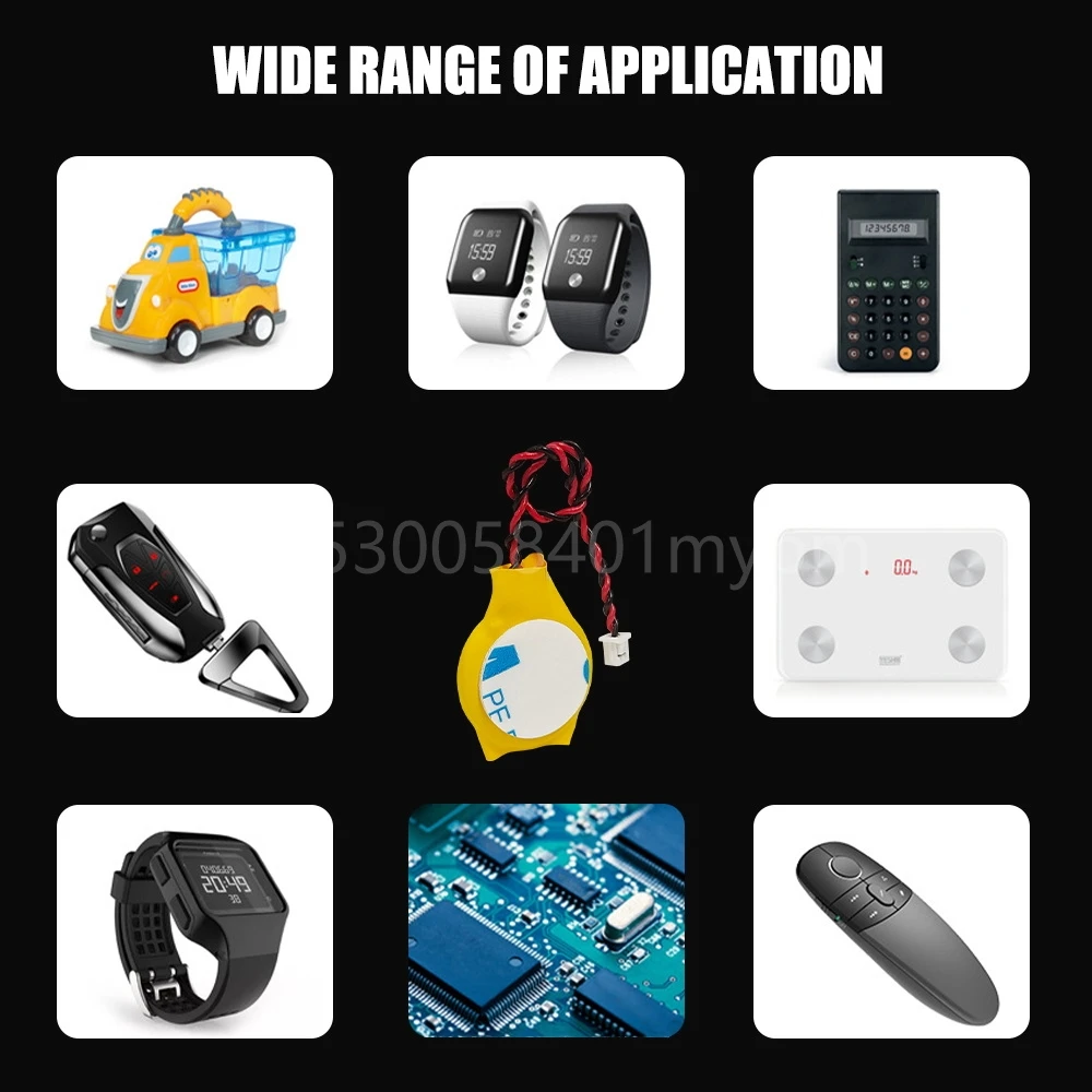 6 قطعة dewox CR2032 3 فولت اللوحة CMOS قطاع خط بطارية ليثيوم لأجهزة الكمبيوتر المحمول سطح المكتب اللوحة الأم