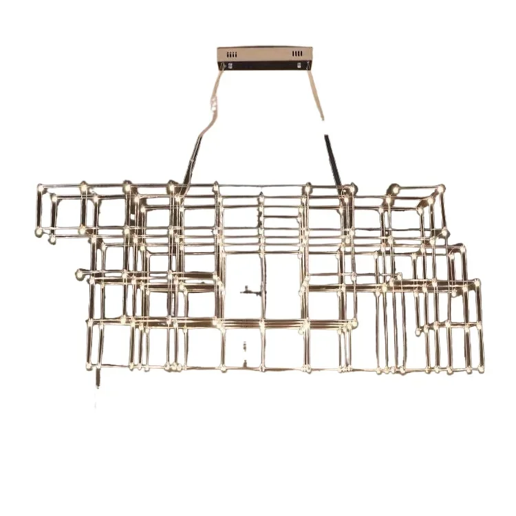 

Nordic restaurant chandelier modern simple LED gypsy atmosphere light luxury creative front desk bar strip light