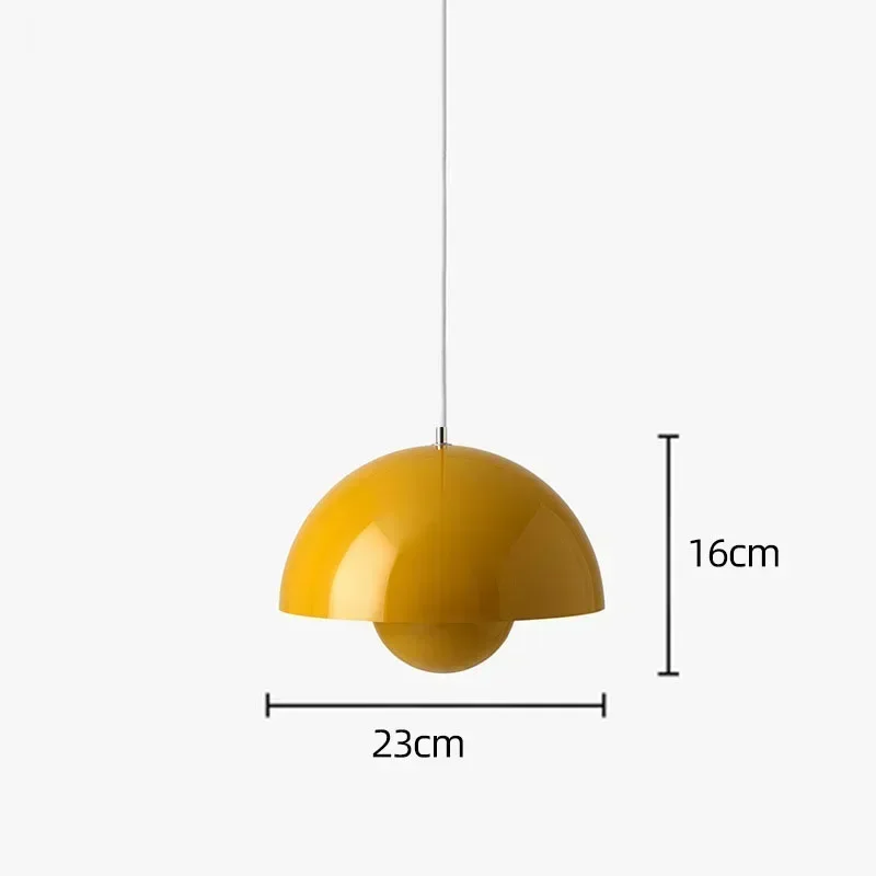 Danish Designer Small Pendant Light Nordic Modern Simple Creative Single-Head Cream Style Bud Lamp for Dining Room Study Bedroom