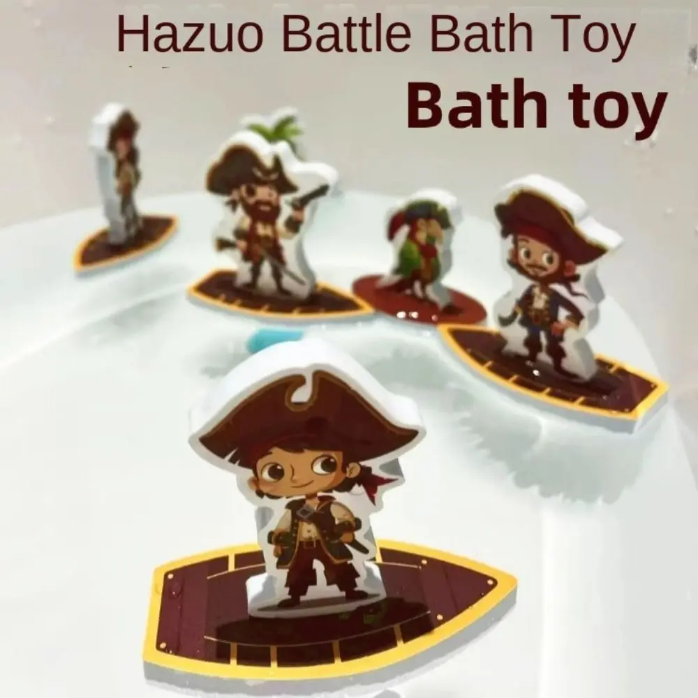 EVA Material Children's Water Toys Water Play Puzzle Design Bathroom Toys Strike Pirates Bathing Fun Baby Bathing Toys Bath Time