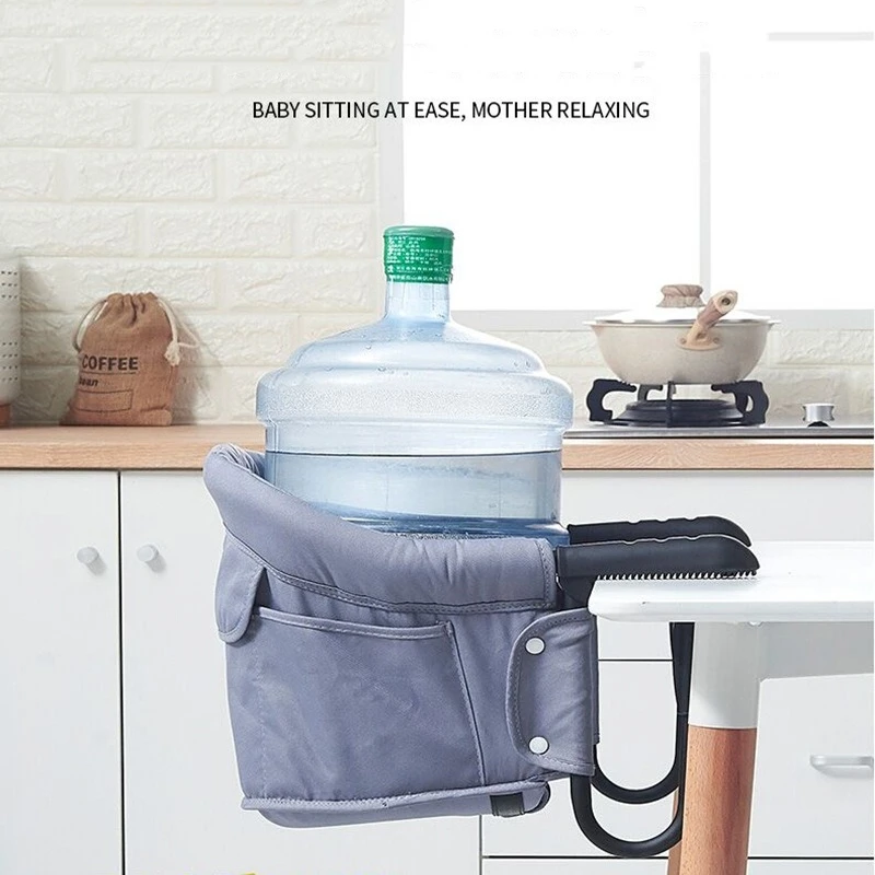 High Chair for Travel Foldable Fast Table Chair with Storage Bag Hook On High Chair Baby Feeding Seat Clip On High Chair f