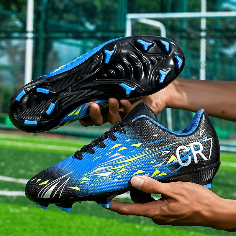 New Men Soccer Shoes Society  Football Shoes Indoor Kids Professional Football Field Boots Cleats AG FG Non Slip Sneake