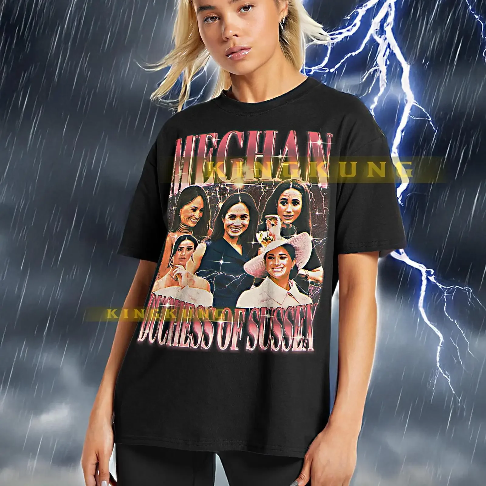 MEGHAN MARKLE T Shirt Vintage Retro 90s Bootleg saf vintage Washed Comfortable Stylish Slightly designer clothes Casual