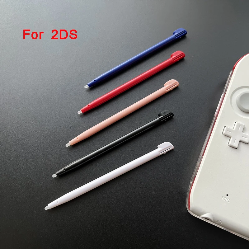 Yuxi 2DS สำหรับ NDSL ปากกาหน้าจอสัมผัส, 2ชิ้นสำหรับคอนโซลเกมปากกาพลาสติกทนทานต่อการสัมผัสปากกาเขียนด้วยลายมือปากกาหน้าจอ